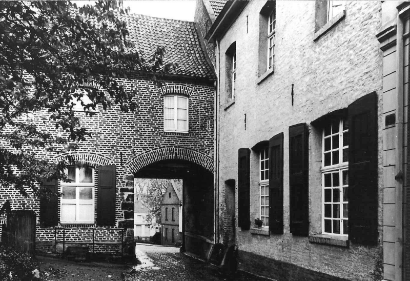 Historische Aufnahme Innenbereich des Kreuzherrenklosters