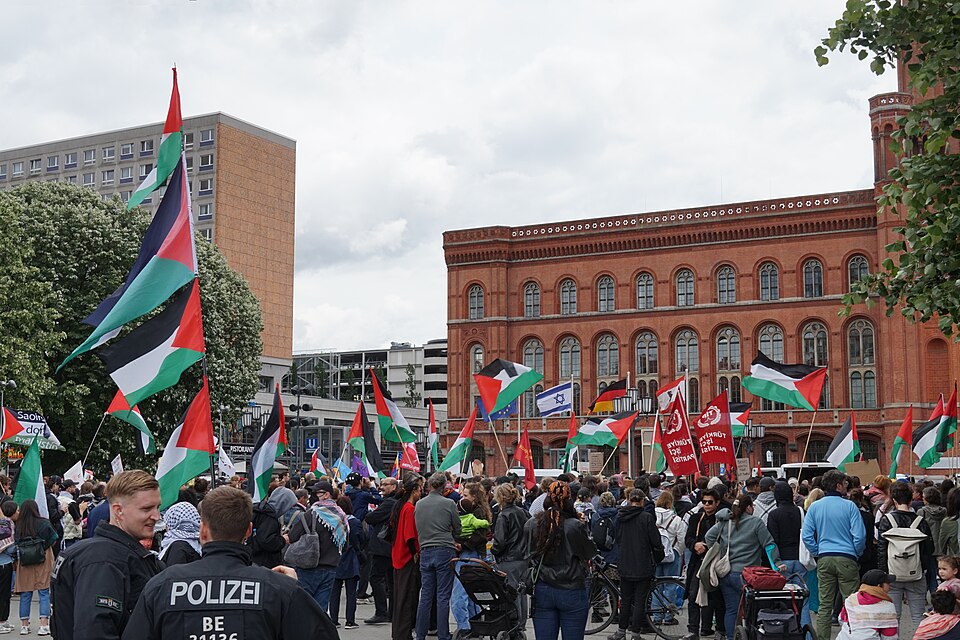 Protest für Palästina in Berlin 2025