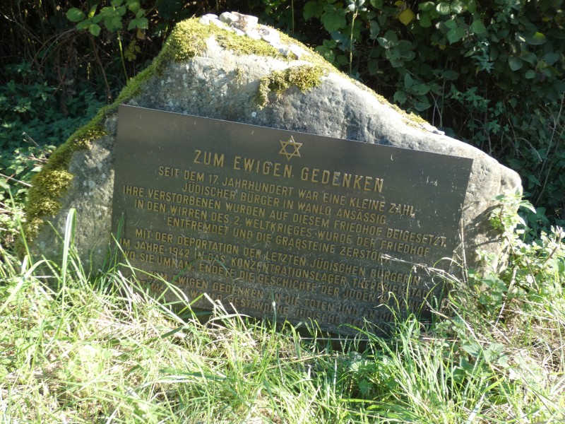 Gedenkstein jüdischer Friedhof