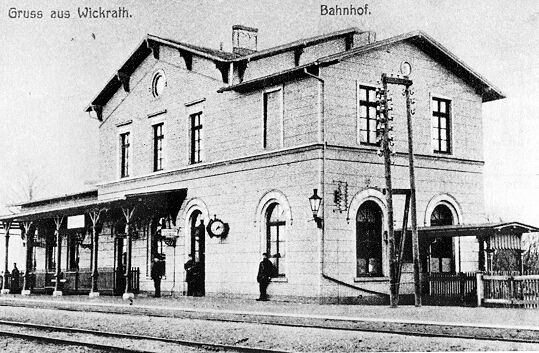 Bahnhof damals
