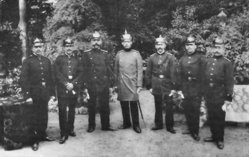 Feuerwehr im Jahre 1906