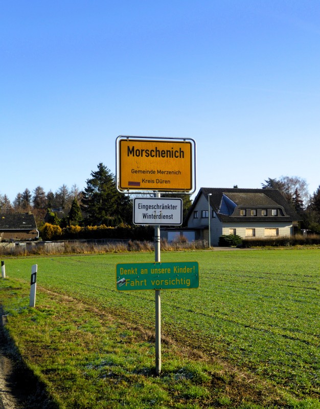 Morschenich Ortseingang