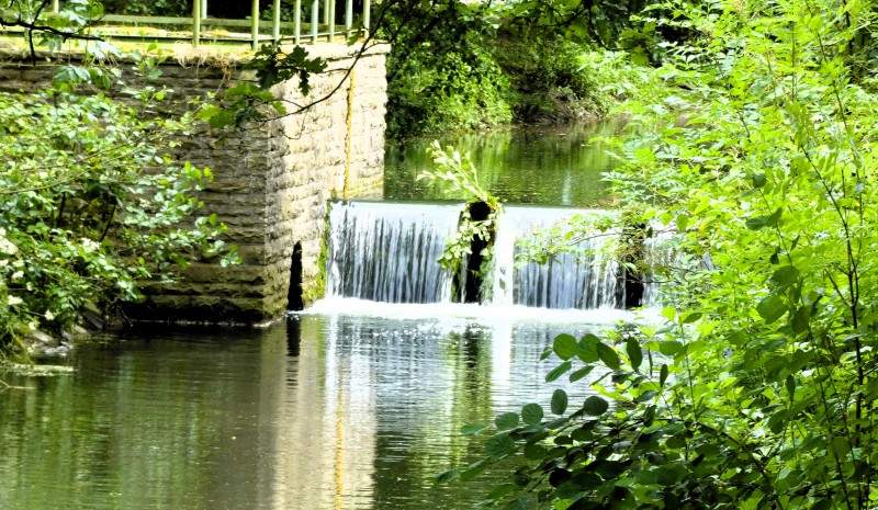 Wehranlage an der Bellermühle in MG-Odenkirchen Foto W. Marx